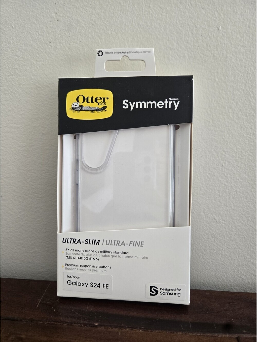Otterbox Symmetry Case for Samsung Galaxy S24 FE Ulta Slim Clear